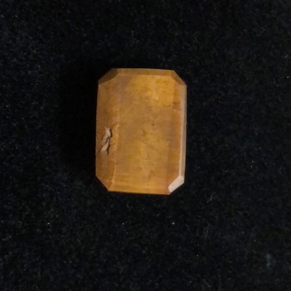 Antique Vintage Carved Tigers Eye Left Facing Roman Soldier Cameo NOS - Picture 2 of 5